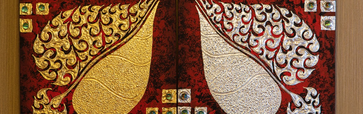 店内のパネルの写真